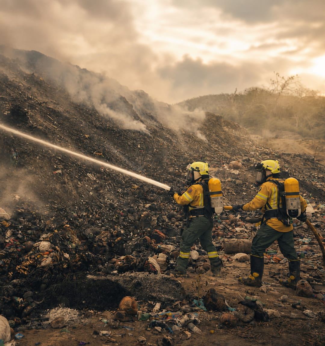 Operaciones de control de incendios